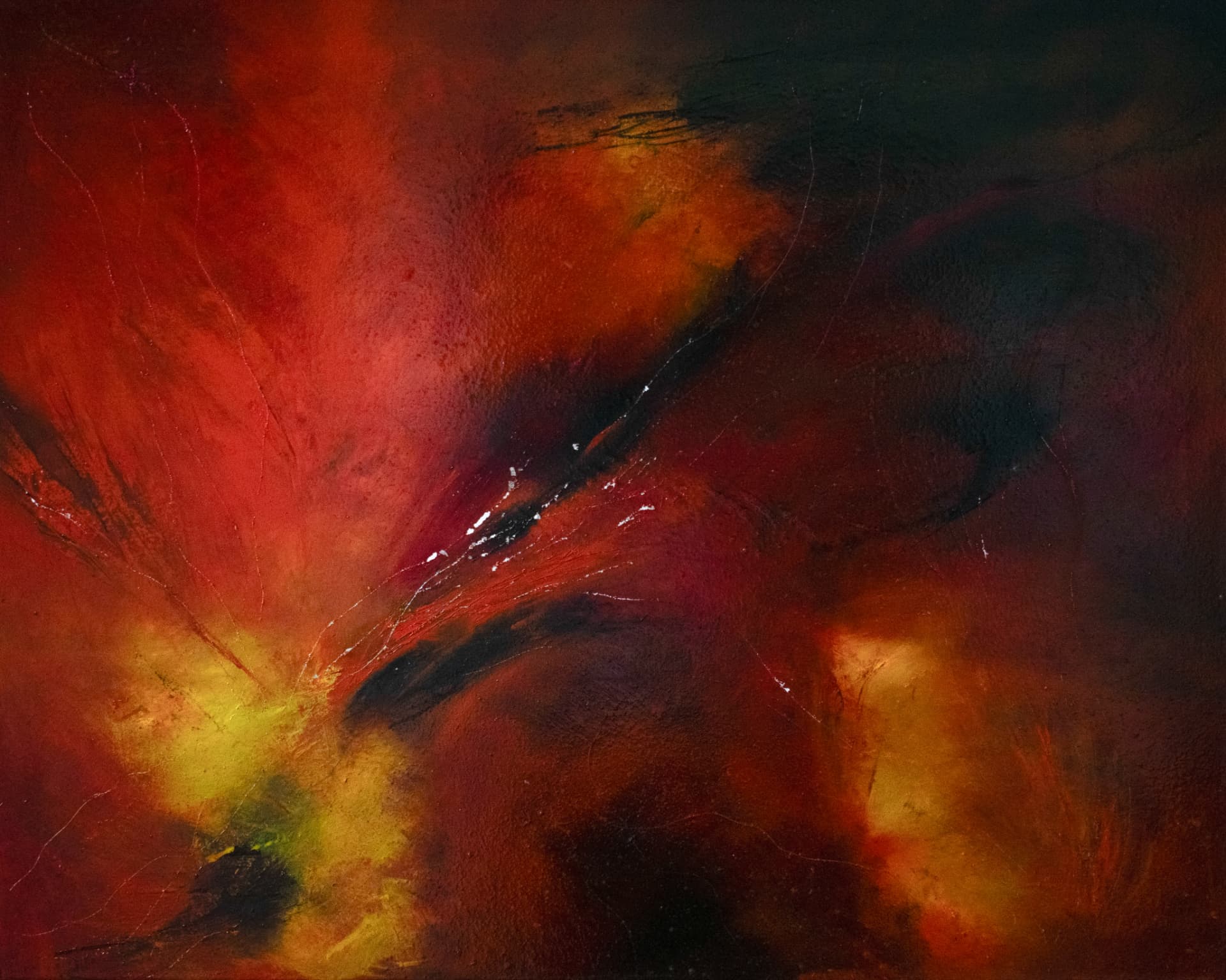 Finding and Believing, 100 × 80 cm