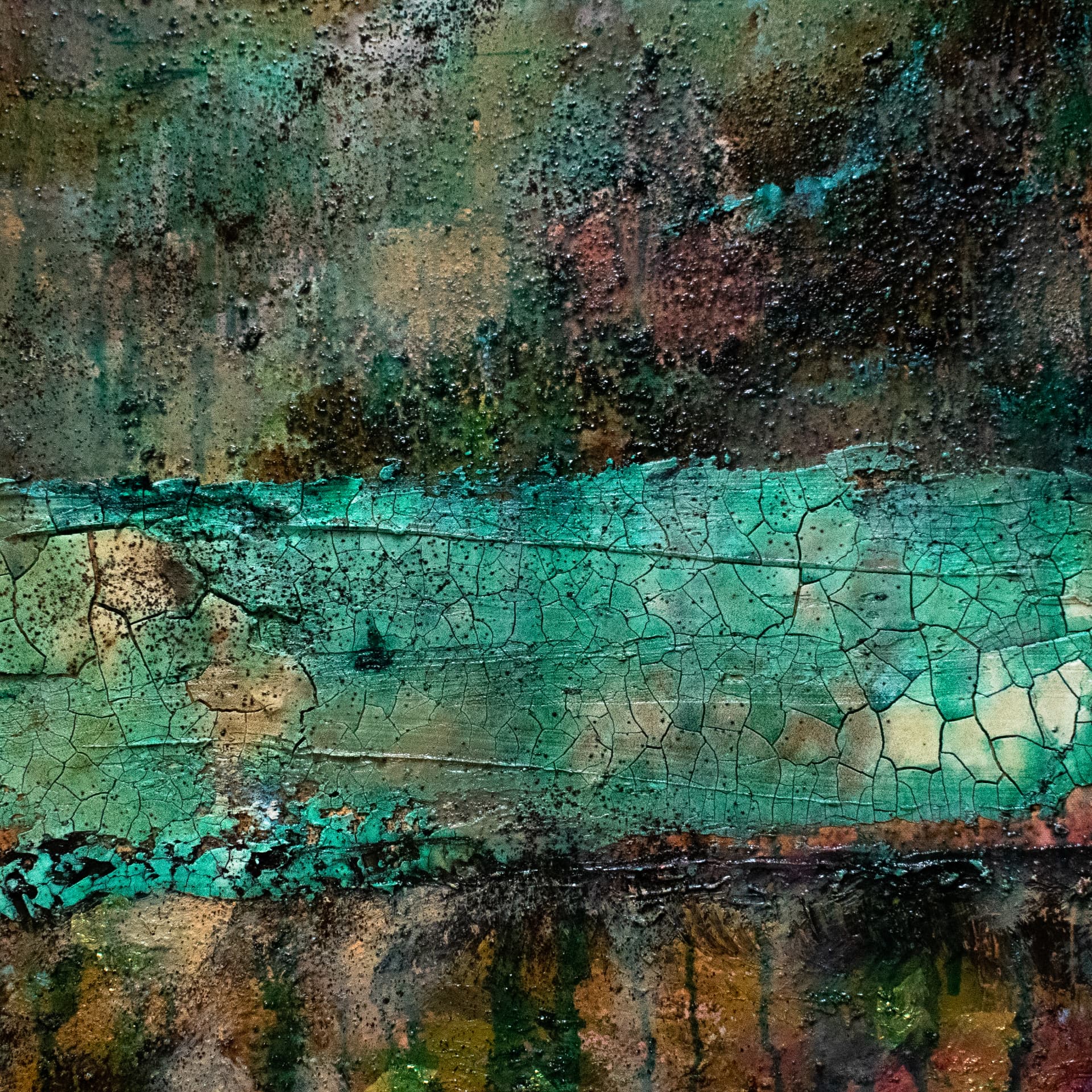 Sediment III, 50 × 50 cm