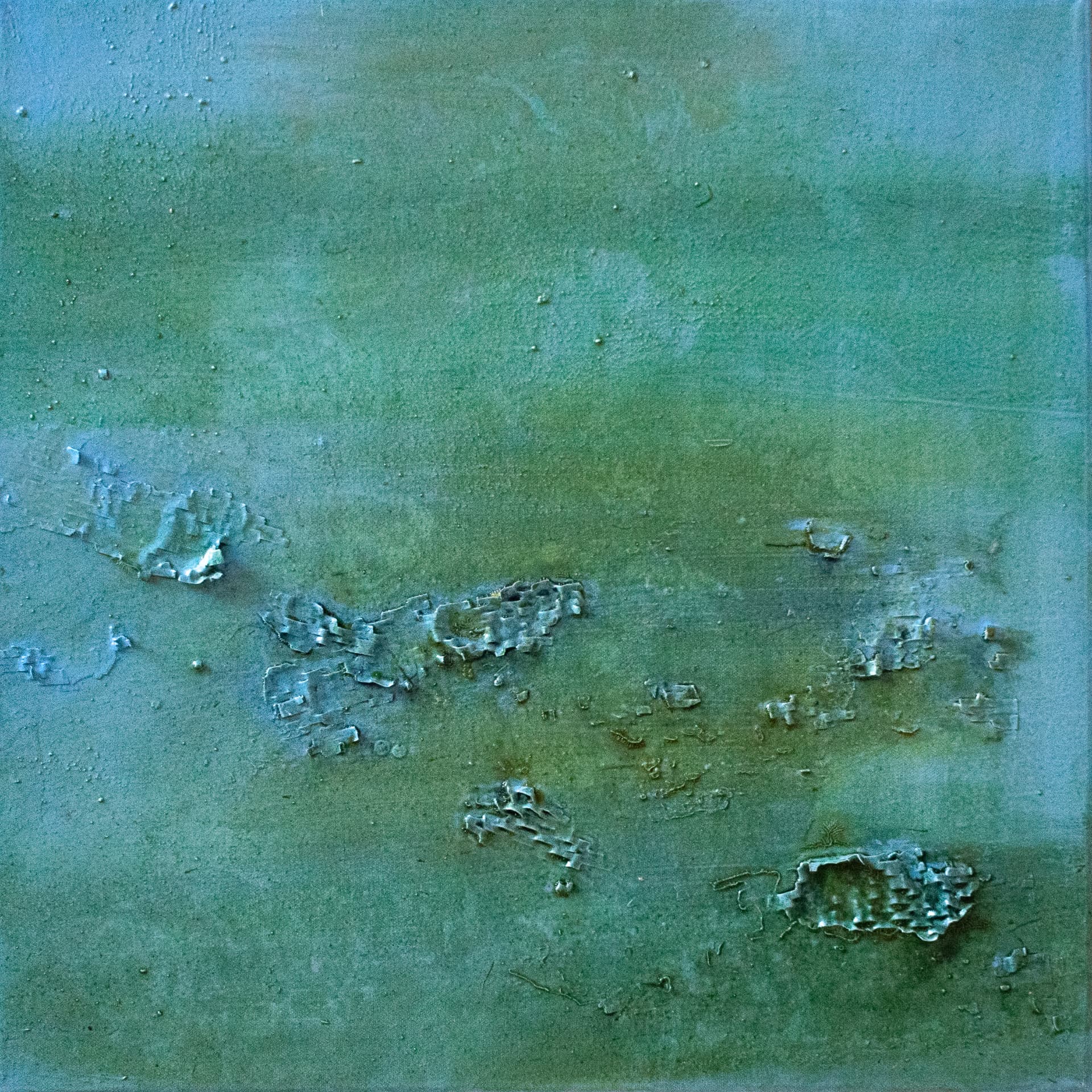 Wasserwelt II, 40 × 40 cm