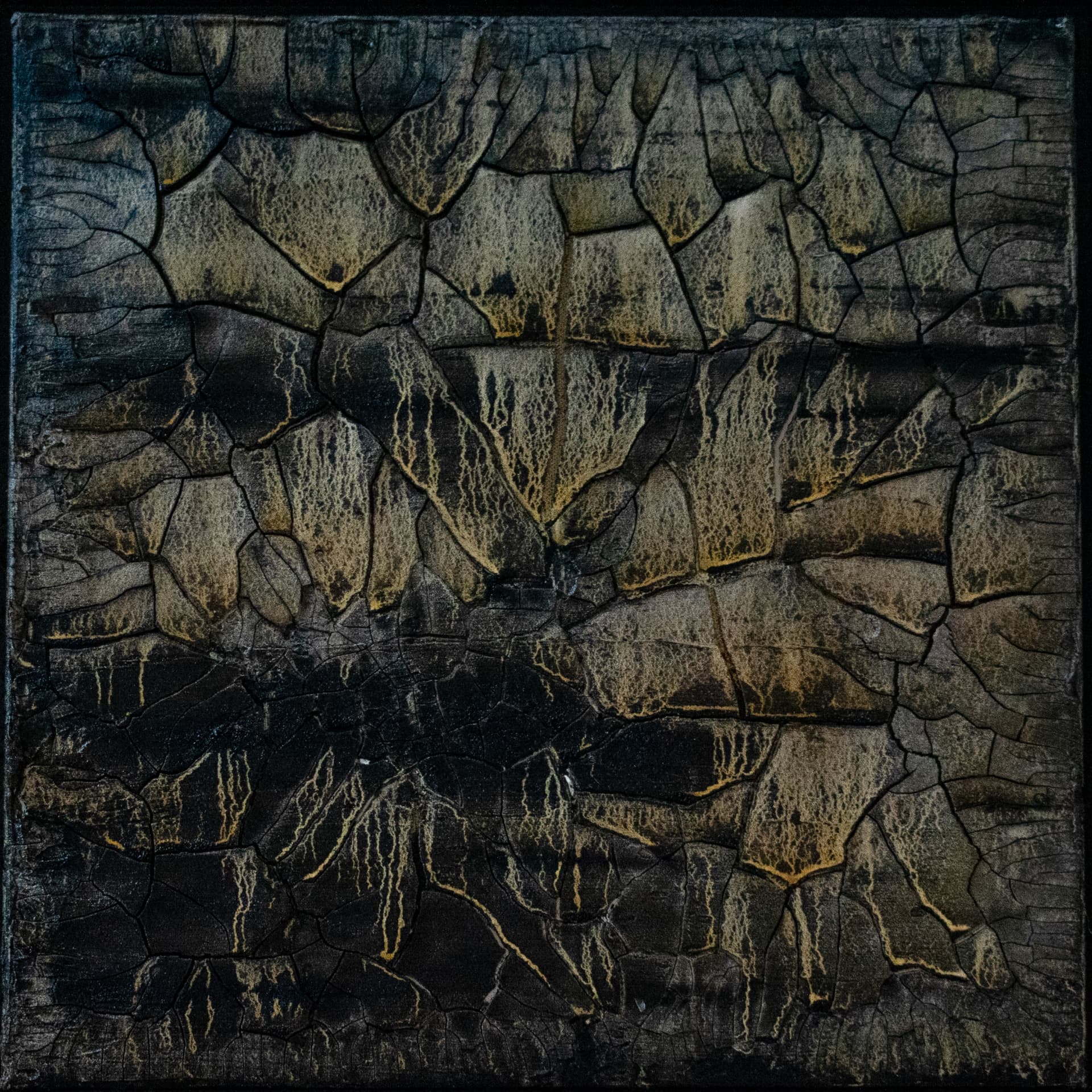 Burning I, 40 × 40 cm